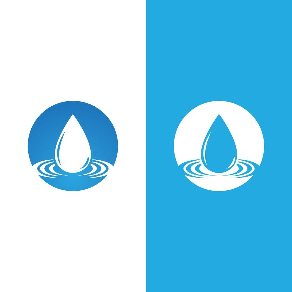 waterdruppel logo sjabloon vector