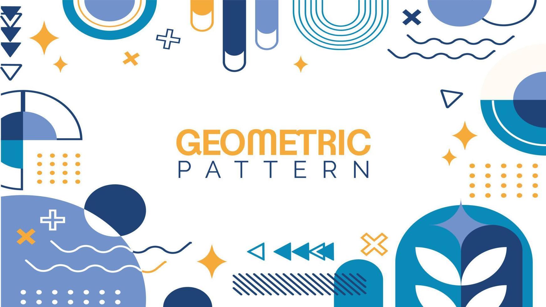 geometrisch patroon abstracte achtergrond vector gratis