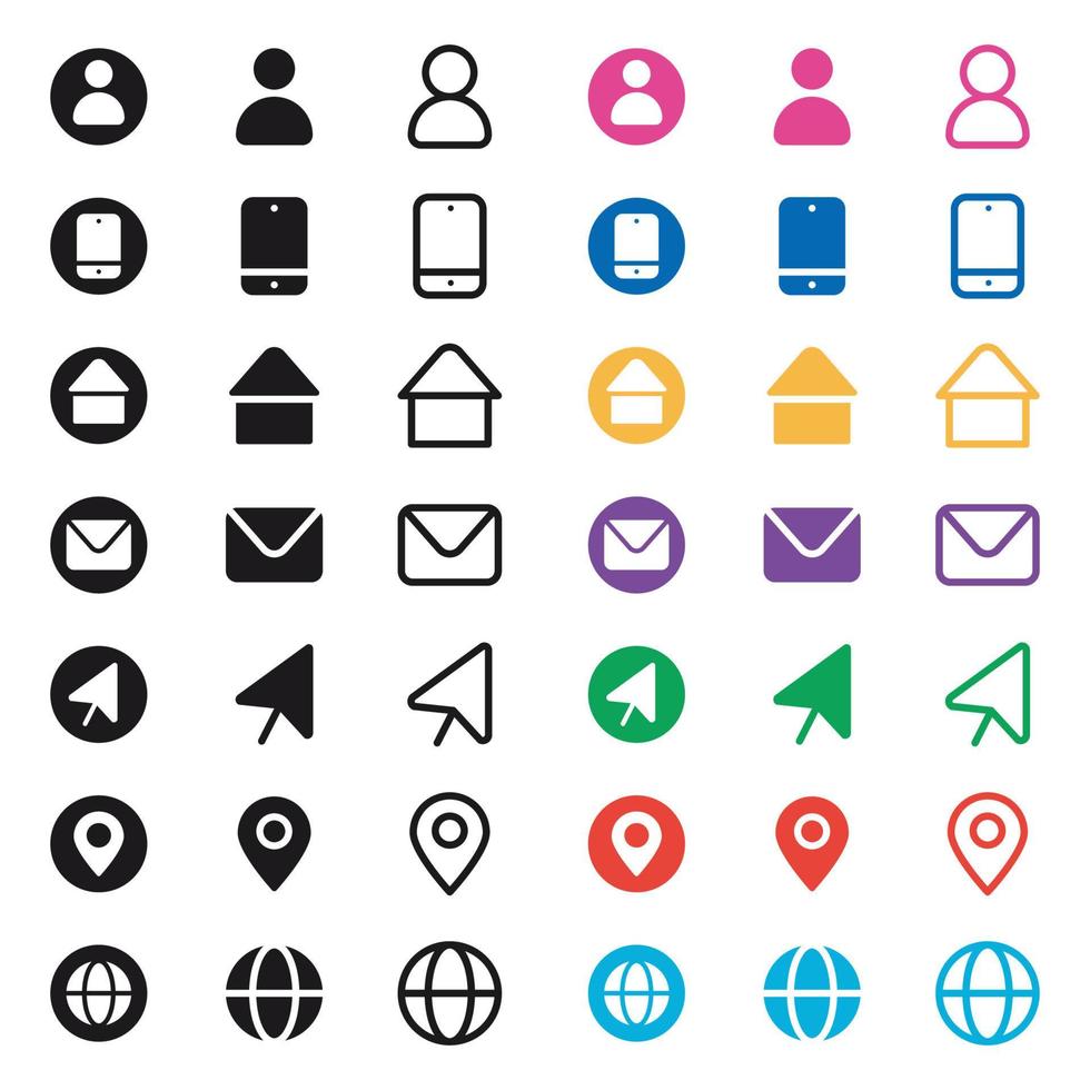 sociale media logo's en pictogrammen instellen gratis vector geschikt voor website