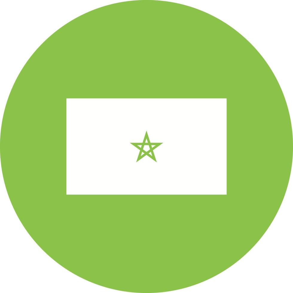 Marokko cirkel achtergrond icoon vector