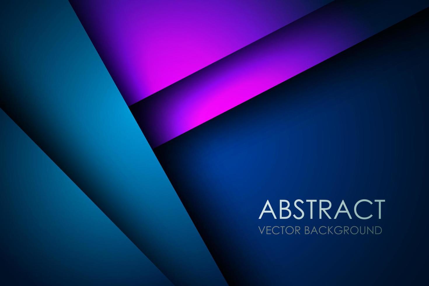abstracte donker blauw paars overlappende lagen driehoek op lege ruimte achtergrond eps10 vector