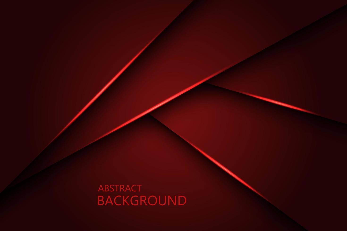 abstracte rood vierkant schaduw licht kruis driehoek ontwerp achtergrond. eps10 vector