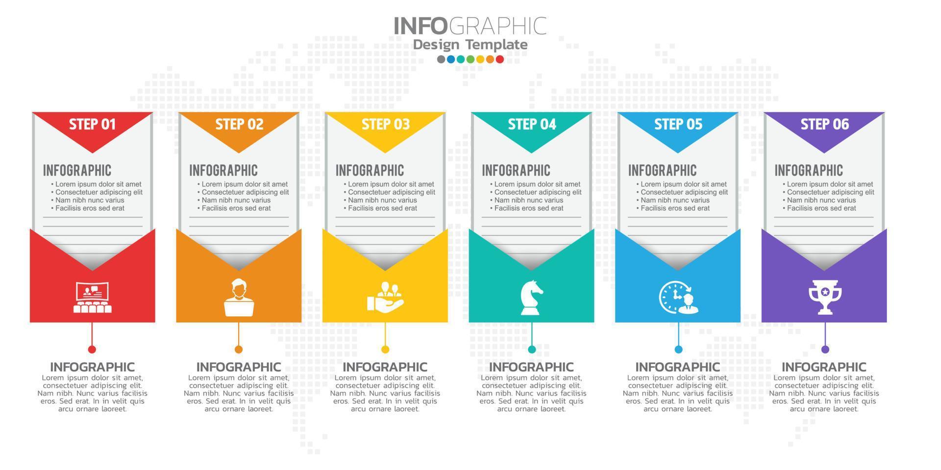 infographic elementen voor inhoud, diagram, stroomdiagram, stappen, onderdelen, tijdlijn, workflow, grafiek. vector