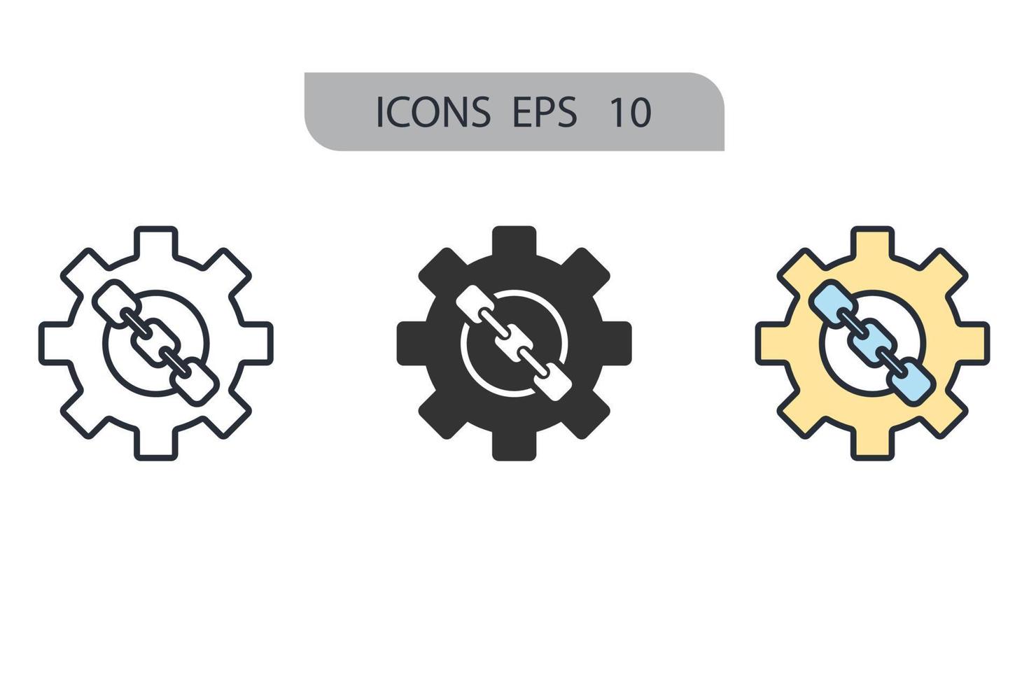 codering pictogrammen symbool vectorelementen voor infographic web vector