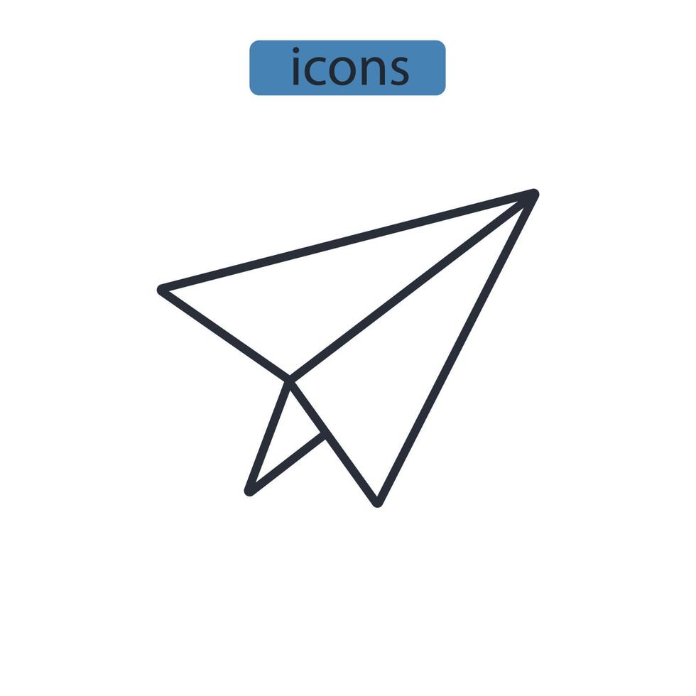 contactpictogrammen symbool vectorelementen voor infographic web vector