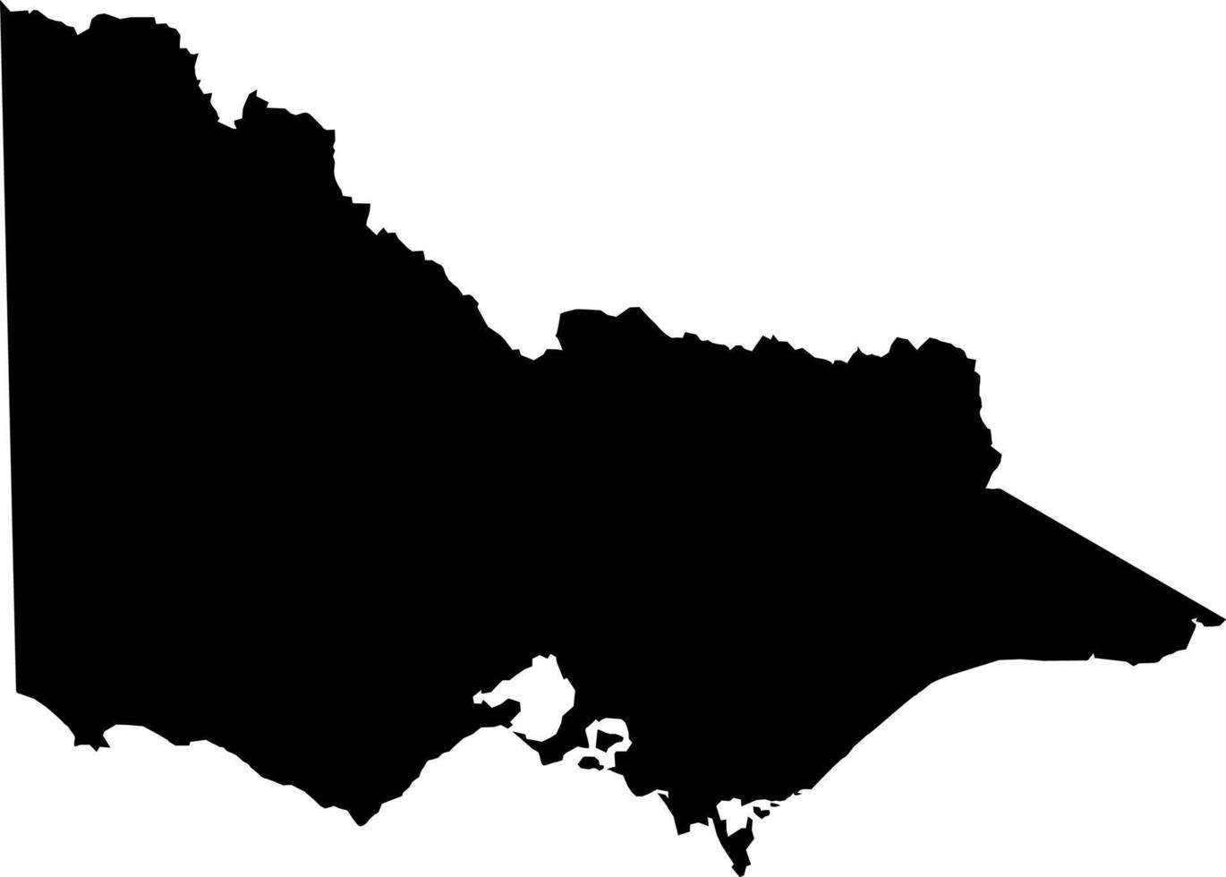 australië vector map.victoria