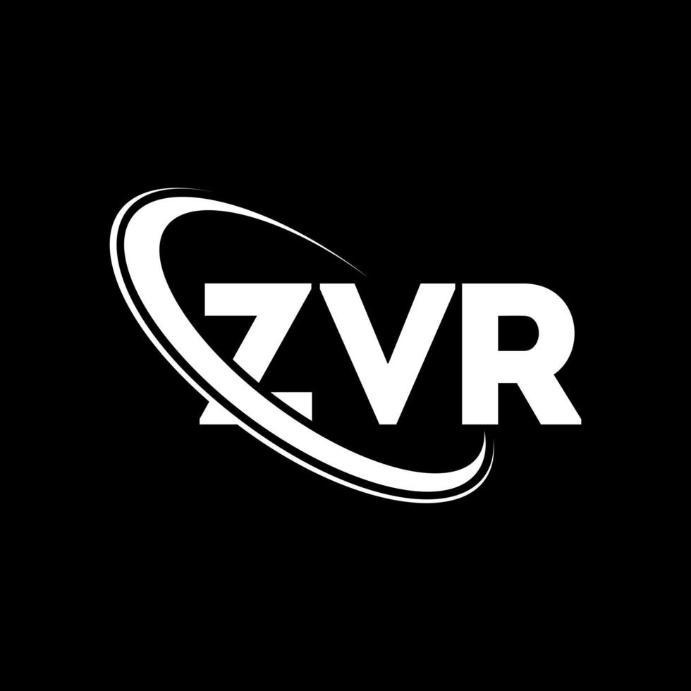 zvr-logo. zvr brief. zvr brief logo ontwerp. initialen zvr logo gekoppeld aan cirkel en hoofdletter monogram logo. zvr typografie voor technologie, zaken en onroerend goed merk. vector