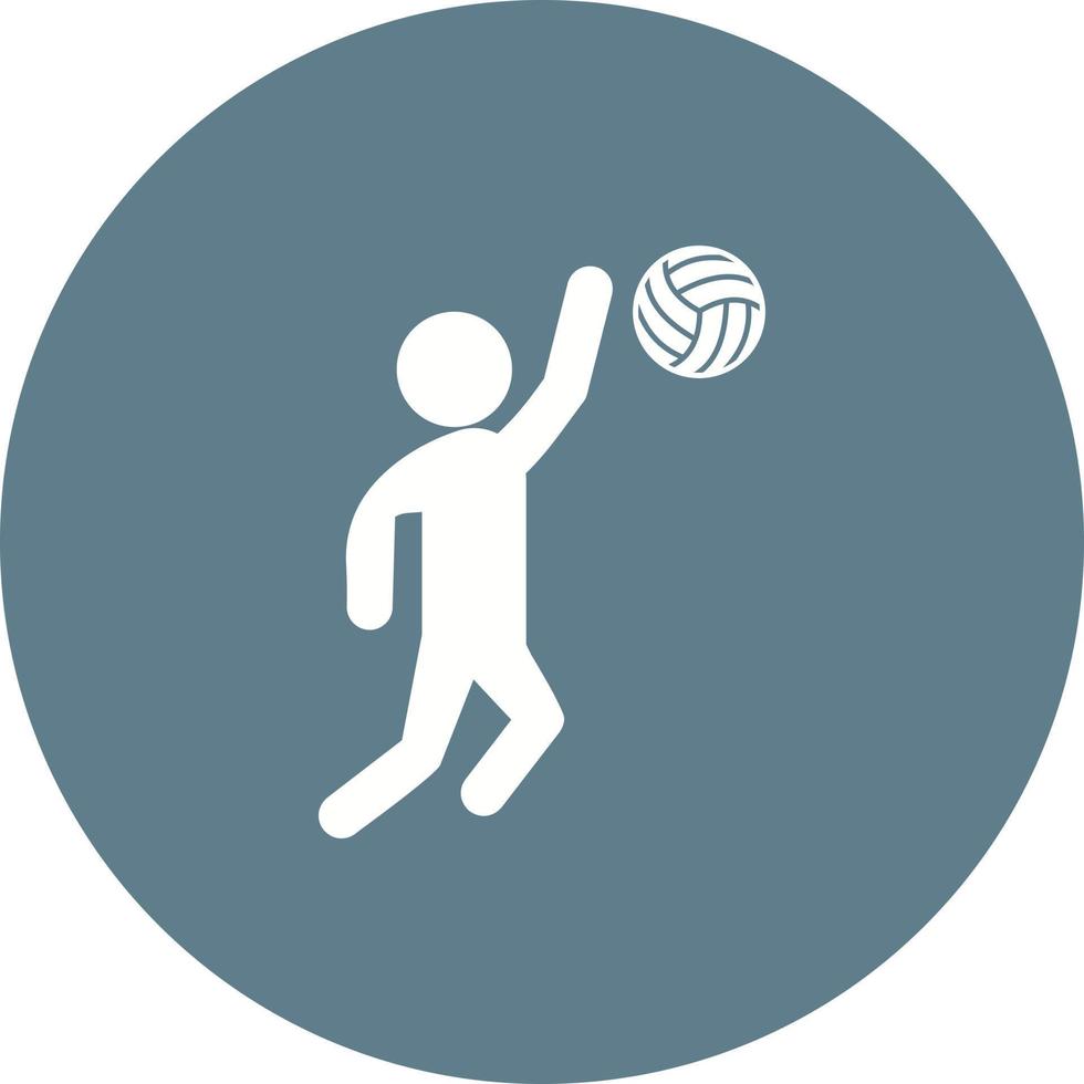 volleybal cirkel achtergrond pictogram vector