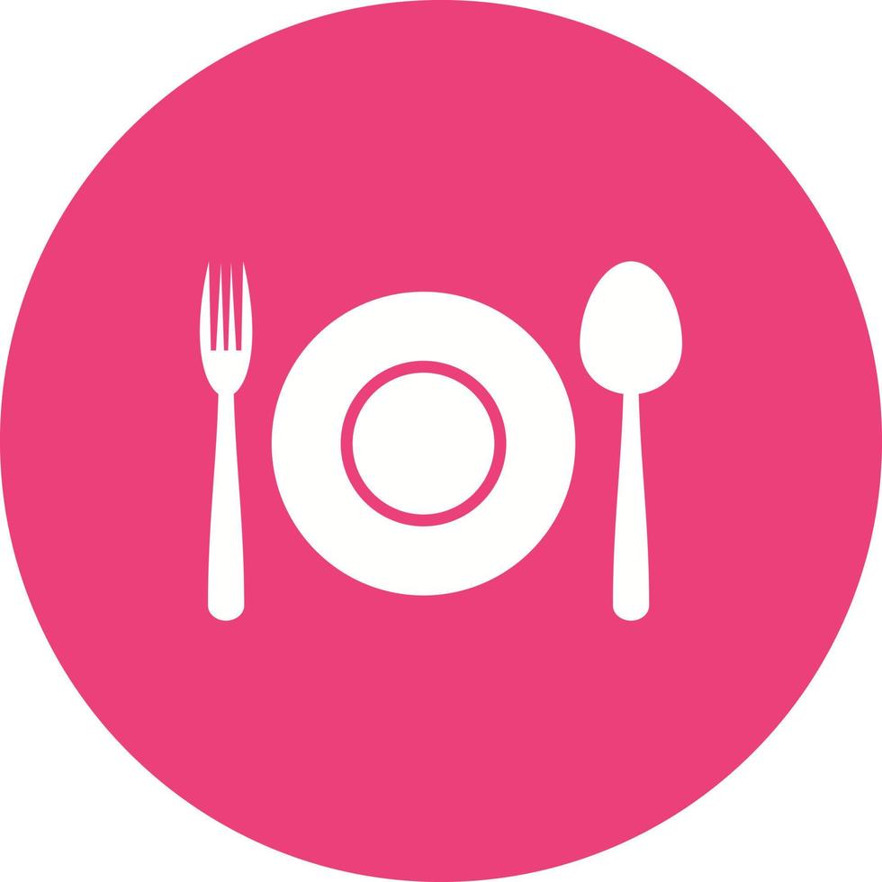 diner bord cirkel achtergrond pictogram vector