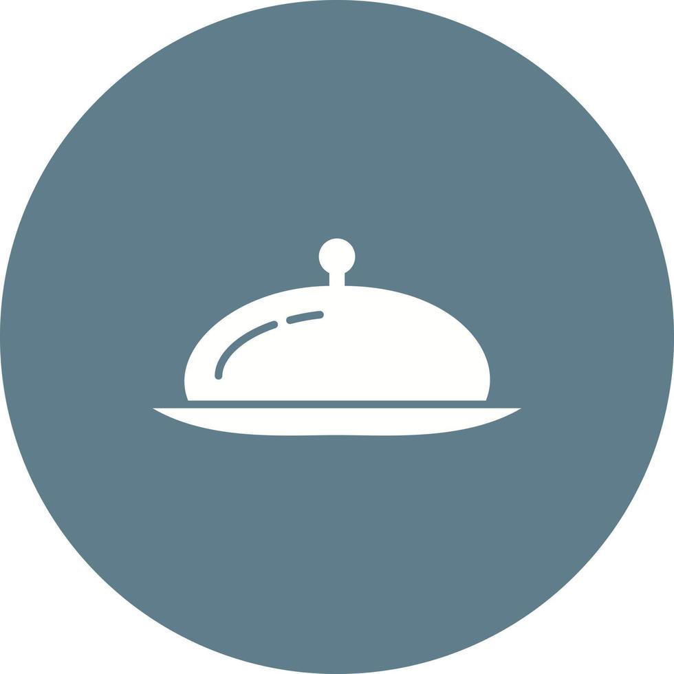 serveer diner cirkel achtergrondpictogram vector