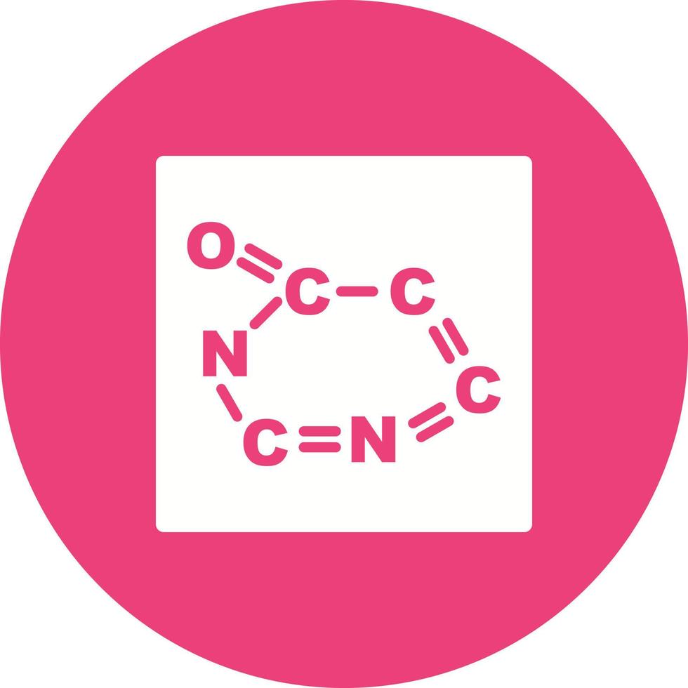 chemische formule cirkel achtergrondpictogram vector