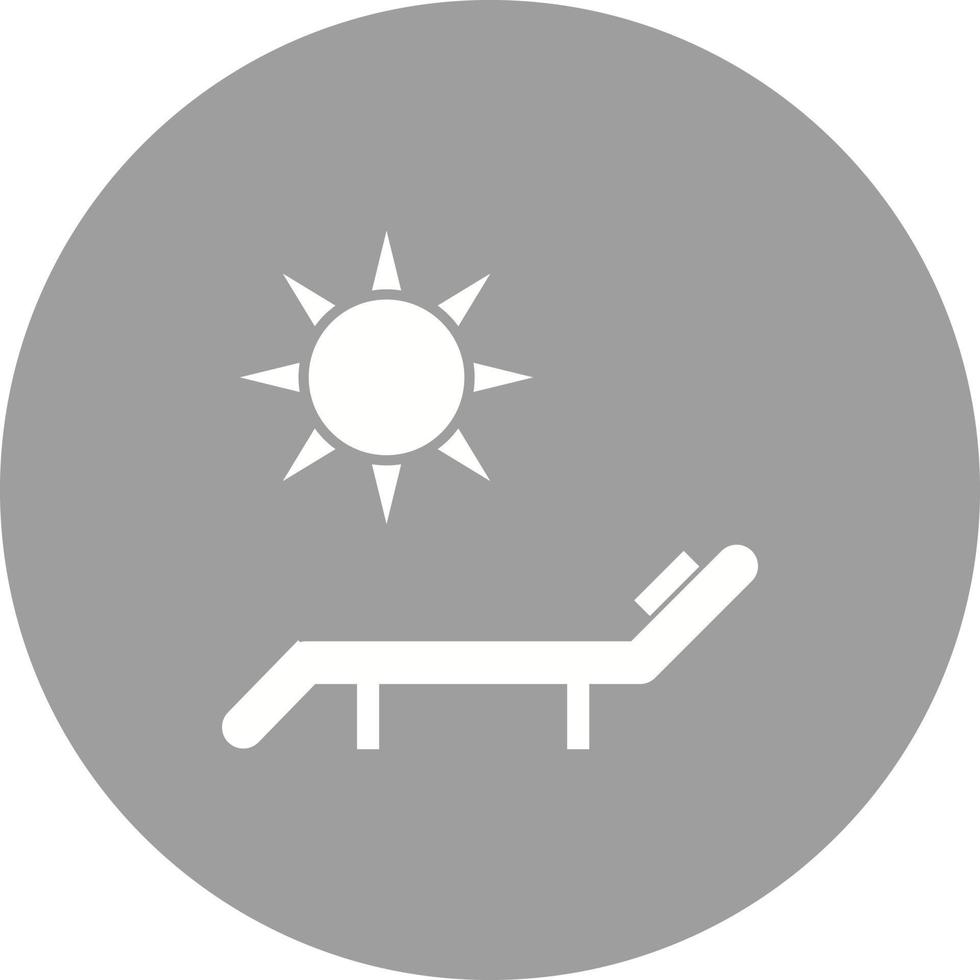 zonnebaden cirkel achtergrond icoon vector