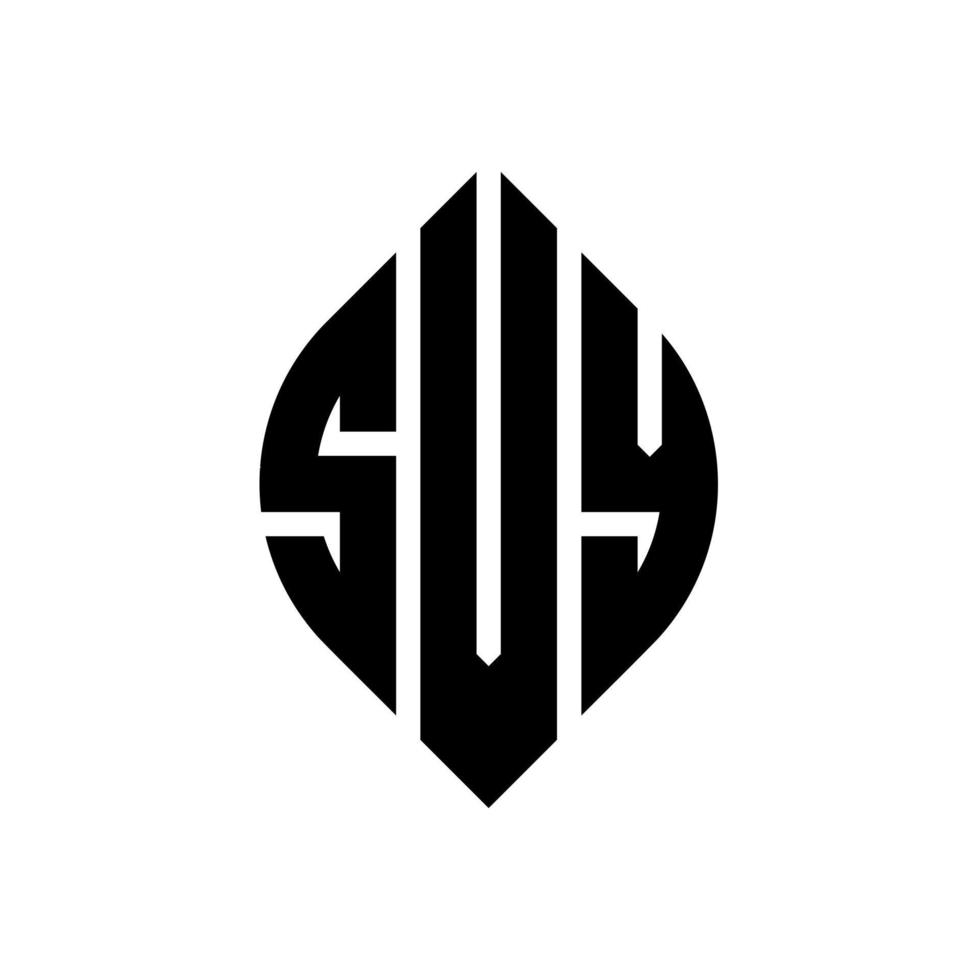 svy cirkel letter logo-ontwerp met cirkel en ellipsvorm. svy ellipsletters met typografische stijl. de drie initialen vormen een cirkellogo. svy cirkel embleem abstracte monogram brief mark vector. vector