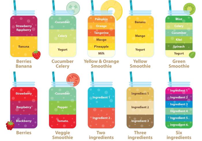 Smoothie Vector Recepten