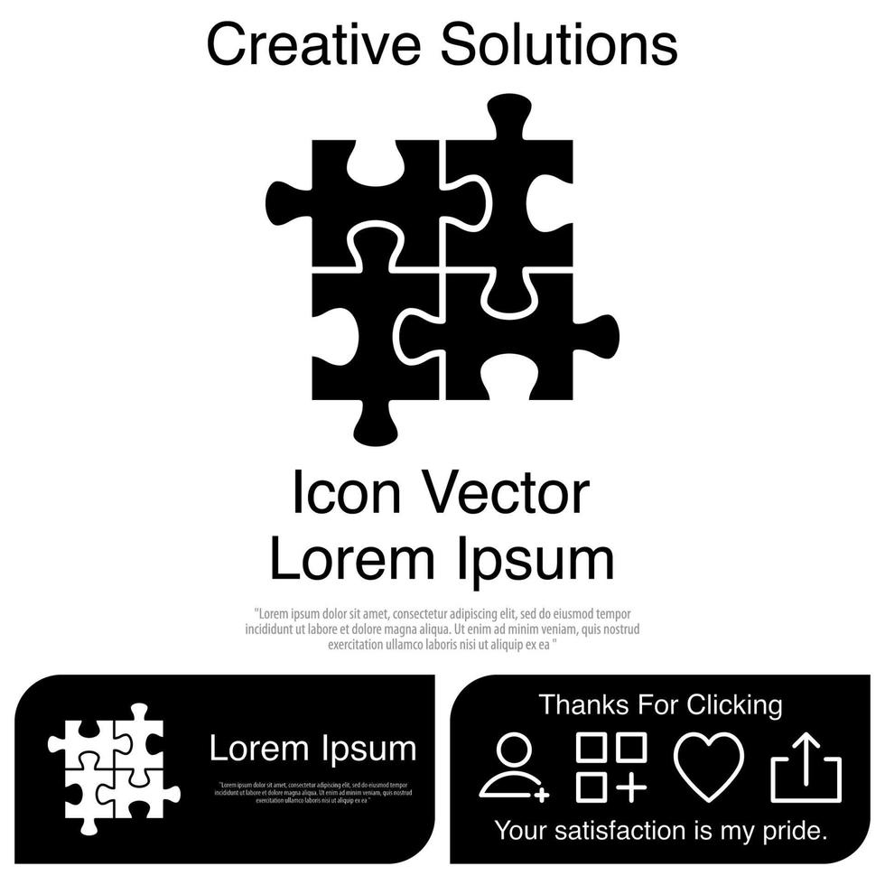 puzzel pictogram eps 10 vector