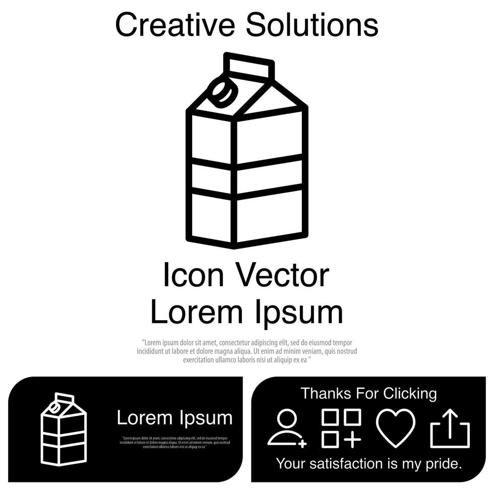 melk fles pictogram eps 10 vector