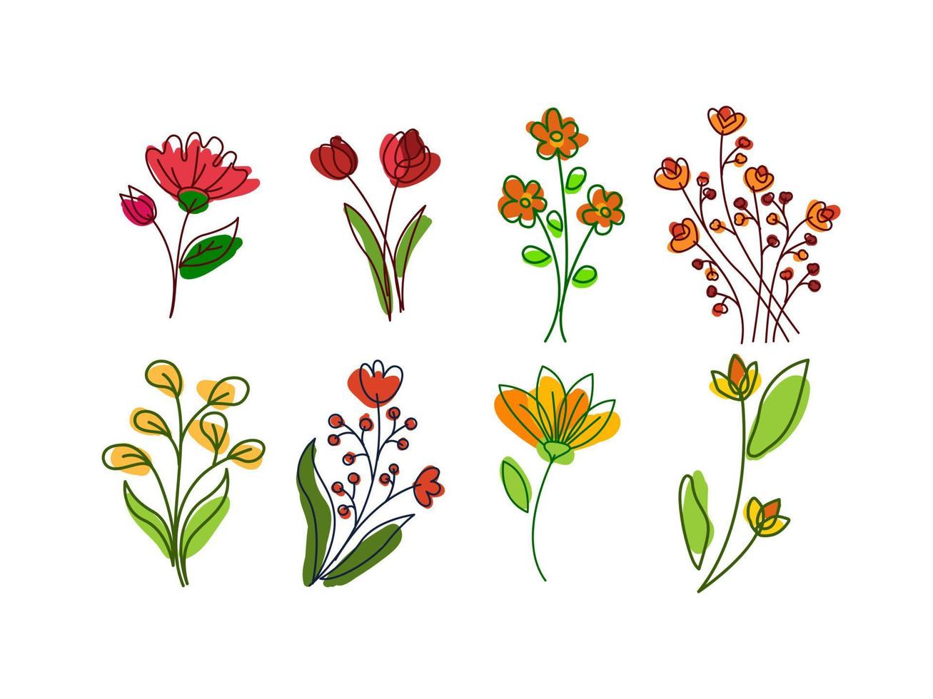 esthetisch bloemdecor vector