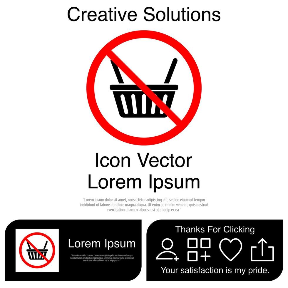 geen marktmandpictogram eps 10 vector