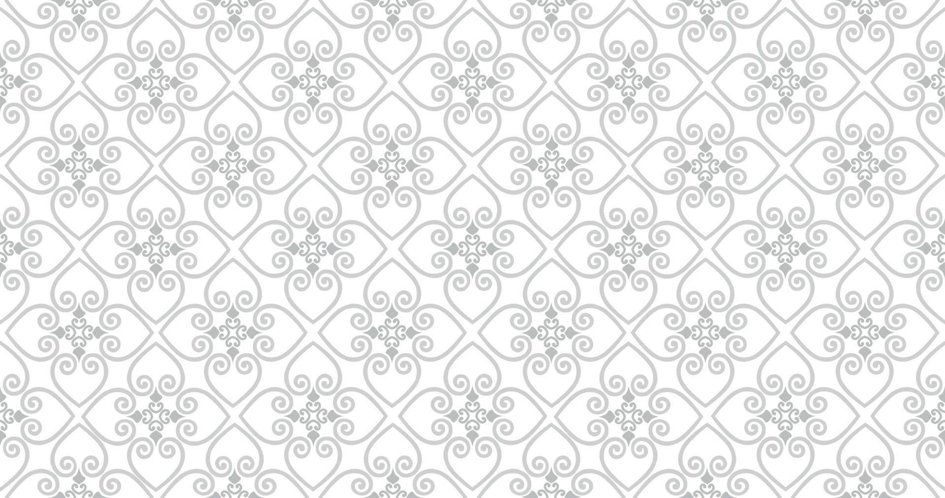 abstracte naadloze patroon. Arabisch lijnornament met geometrische vormen. lineaire bloemen decoratieve textuur. artistieke achtergrond in arabische orient textielstijl. vector
