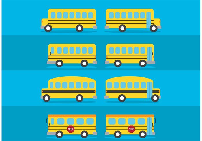 Vector School Bus Pack