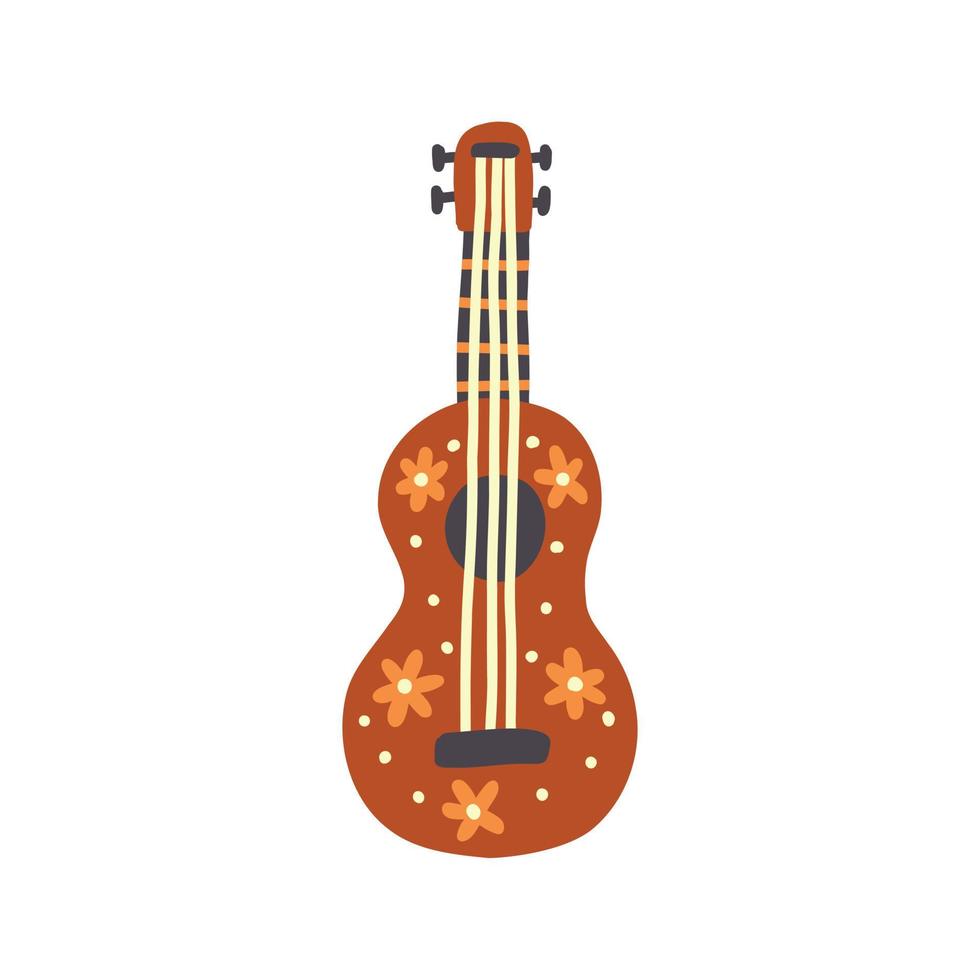 mexicaanse muziekinstrument ukelele gitaar vector