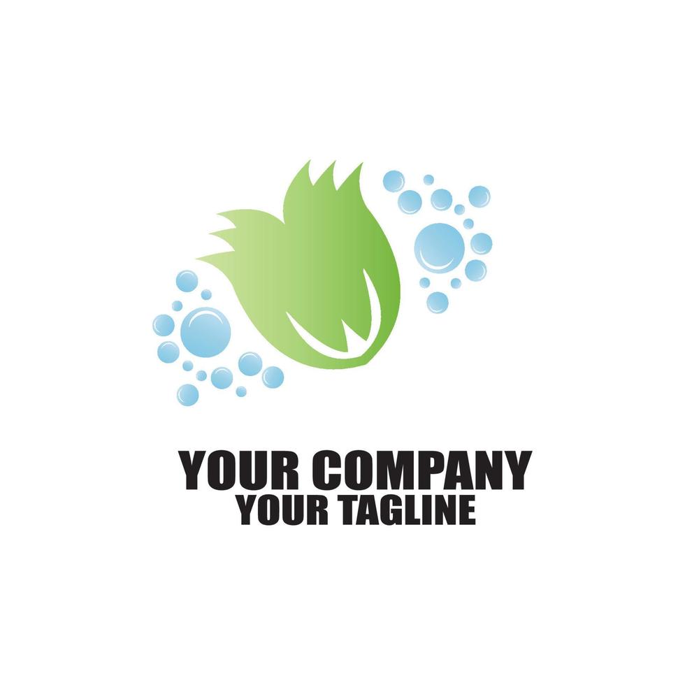 premium kwaliteit groen blad plant logo vector symbool