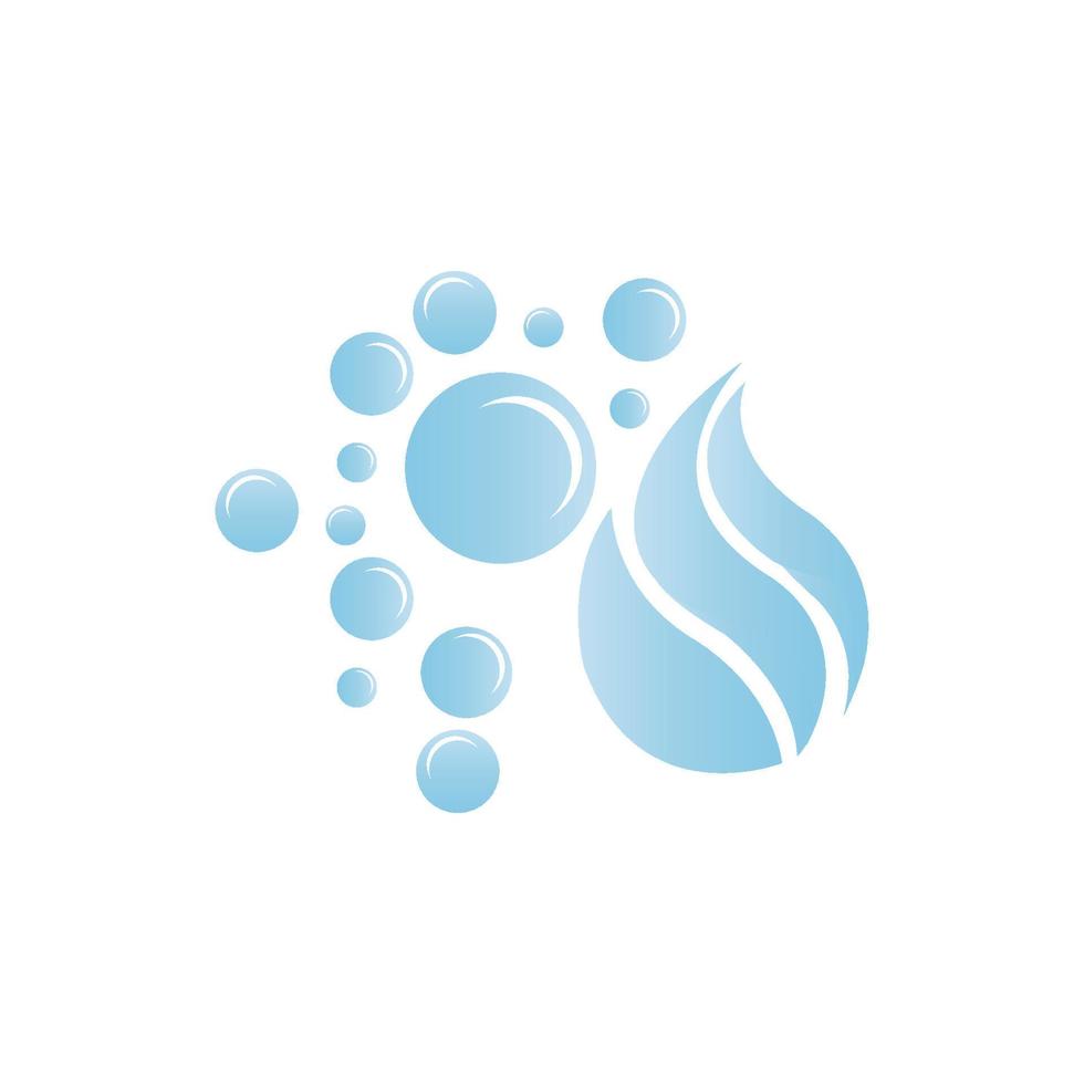 eenvoudige huis Wasserij logo pictogram vector