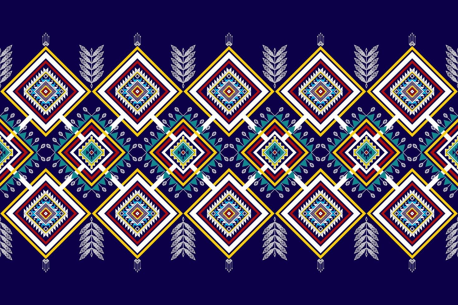 geometrisch abstract etnisch naadloos patroonontwerp. Azteekse stof tapijt mandala ornamenten textiel decoraties behang. tribal boho native motief turkije traditionele borduurwerk vector background
