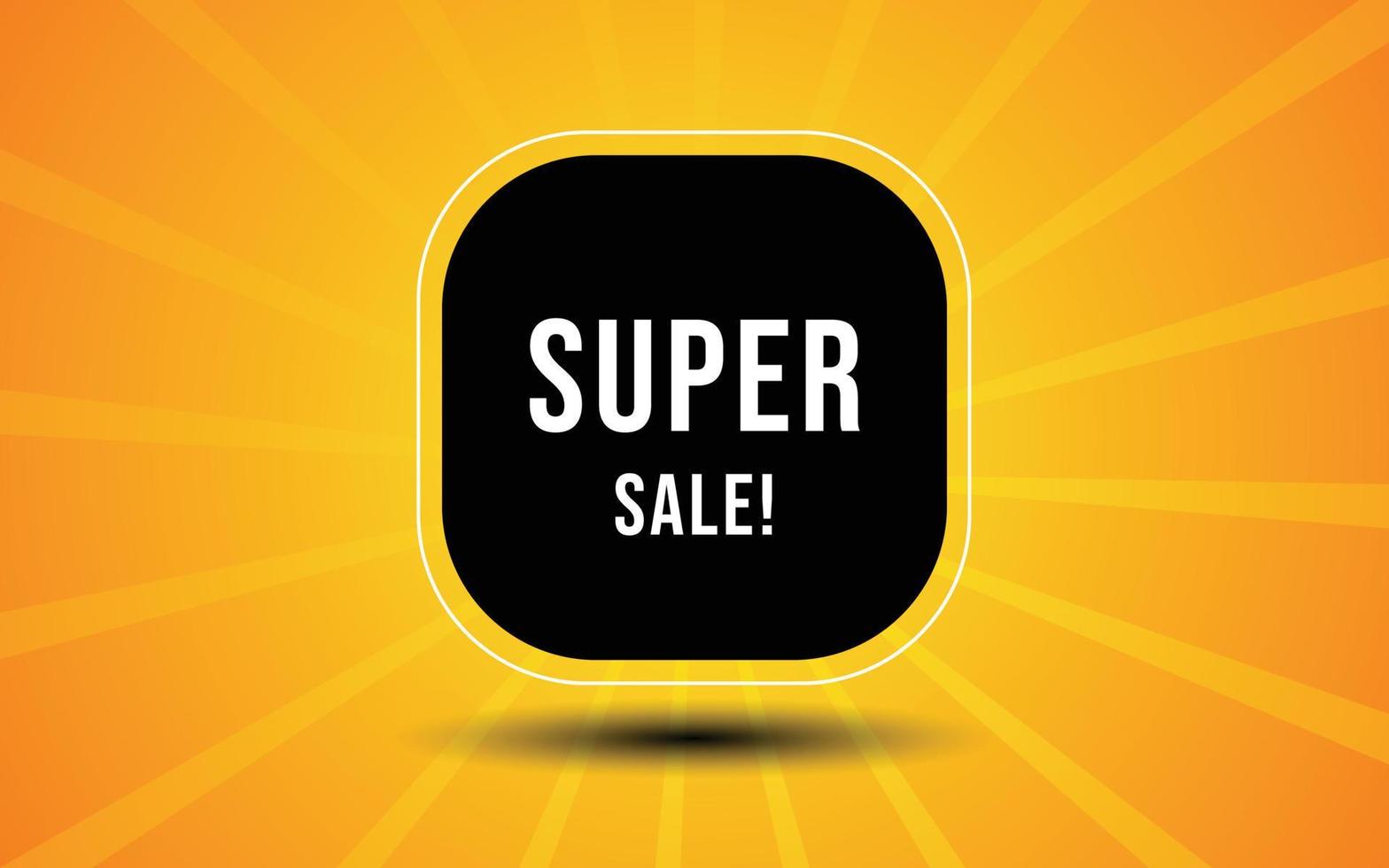 super sale tag voor promoties en aanbiedingen vector