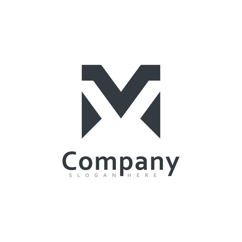 m en v mv logo vector ontwerp, creatief eerste logo vector ontwerp