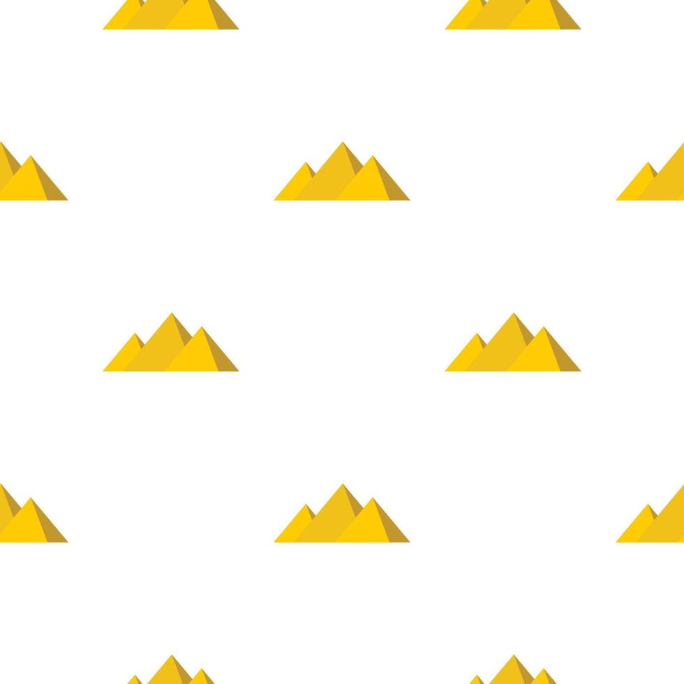 egyptische piramides van gizeh naadloos vector