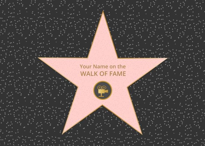 Gratis Hollywood Walk Of Fame Vector