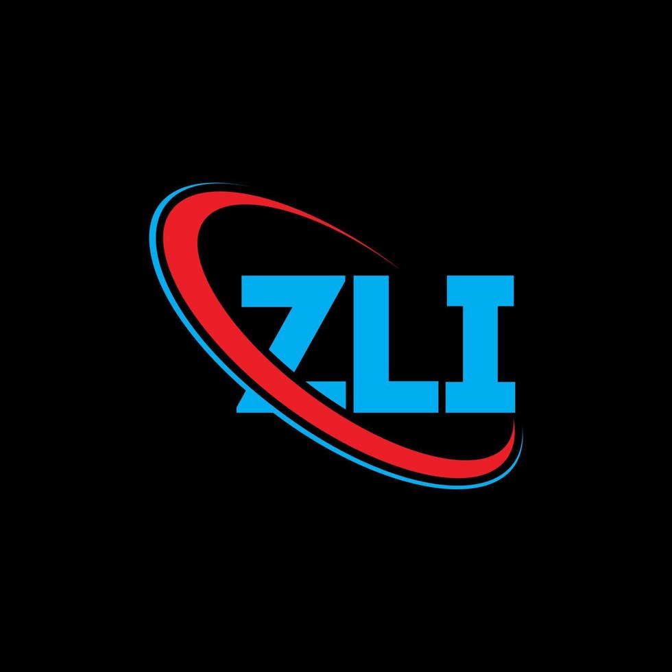 zli-logo. zli brief. zli brief logo ontwerp. initialen zli logo gekoppeld aan cirkel en hoofdletter monogram logo. zli typografie voor technologie, zaken en onroerend goed merk. vector