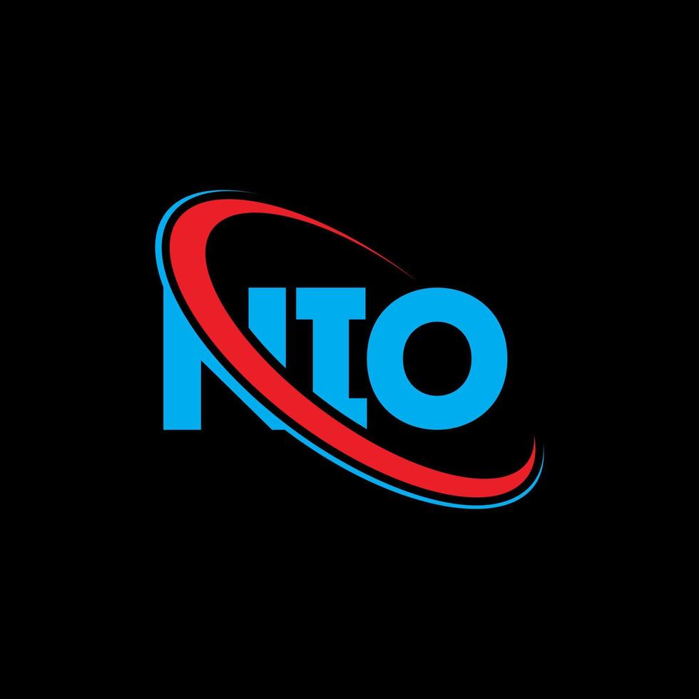 nio-logo. nee brief. nio brief logo ontwerp. initialen nio logo gekoppeld aan cirkel en hoofdletter monogram logo. nio typografie voor technologie, zaken en onroerend goed merk. vector