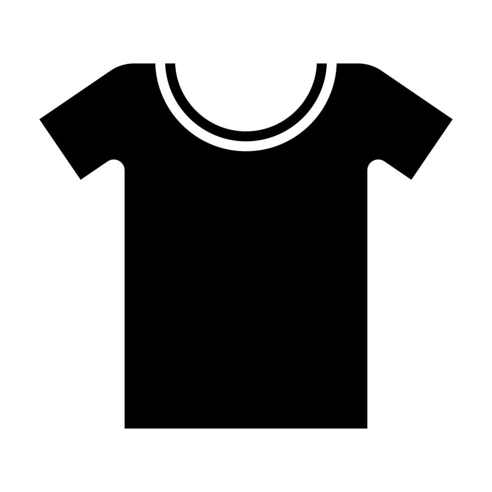 t-shirt glyph-pictogram vector