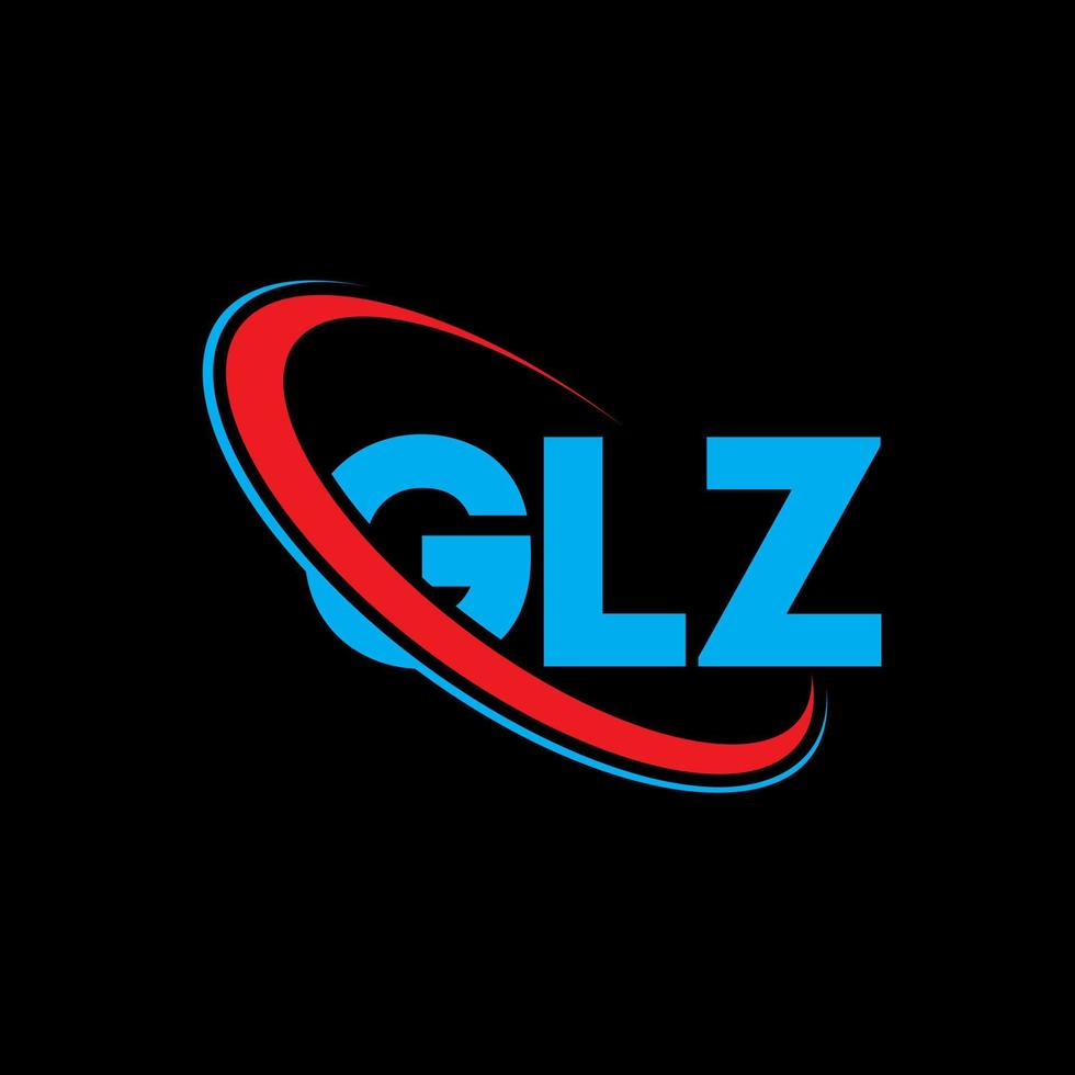 glz-logo. glz brief. glz brief logo ontwerp. initialen glz-logo gekoppeld aan cirkel en monogram-logo in hoofdletters. glz typografie voor technologie, zaken en onroerend goed merk. vector