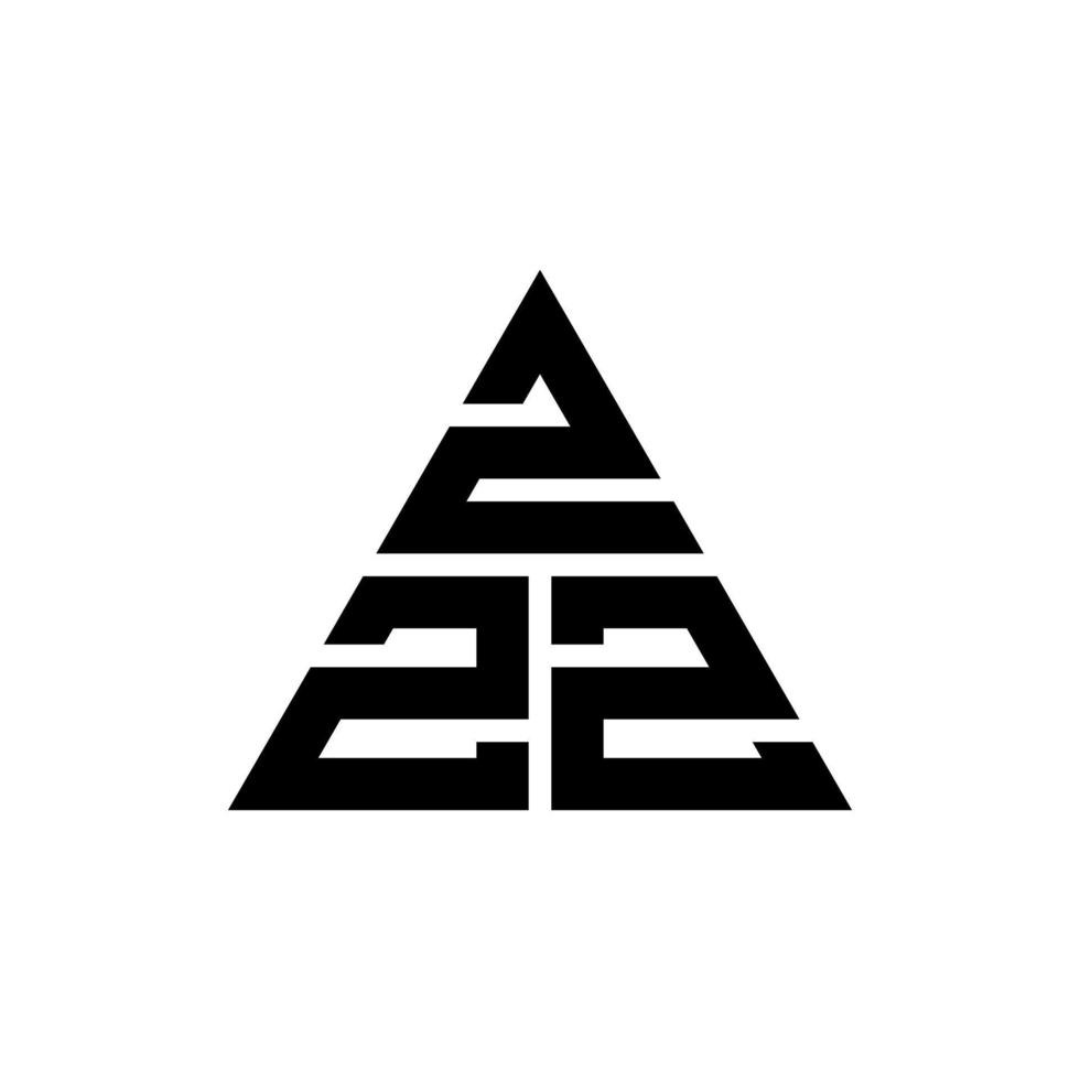 zzz driehoek brief logo ontwerp met driehoekige vorm. zzz driehoek logo ontwerp monogram. zzz driehoek vector logo sjabloon met rode kleur. zzz driehoekig logo eenvoudig, elegant en luxueus logo.
