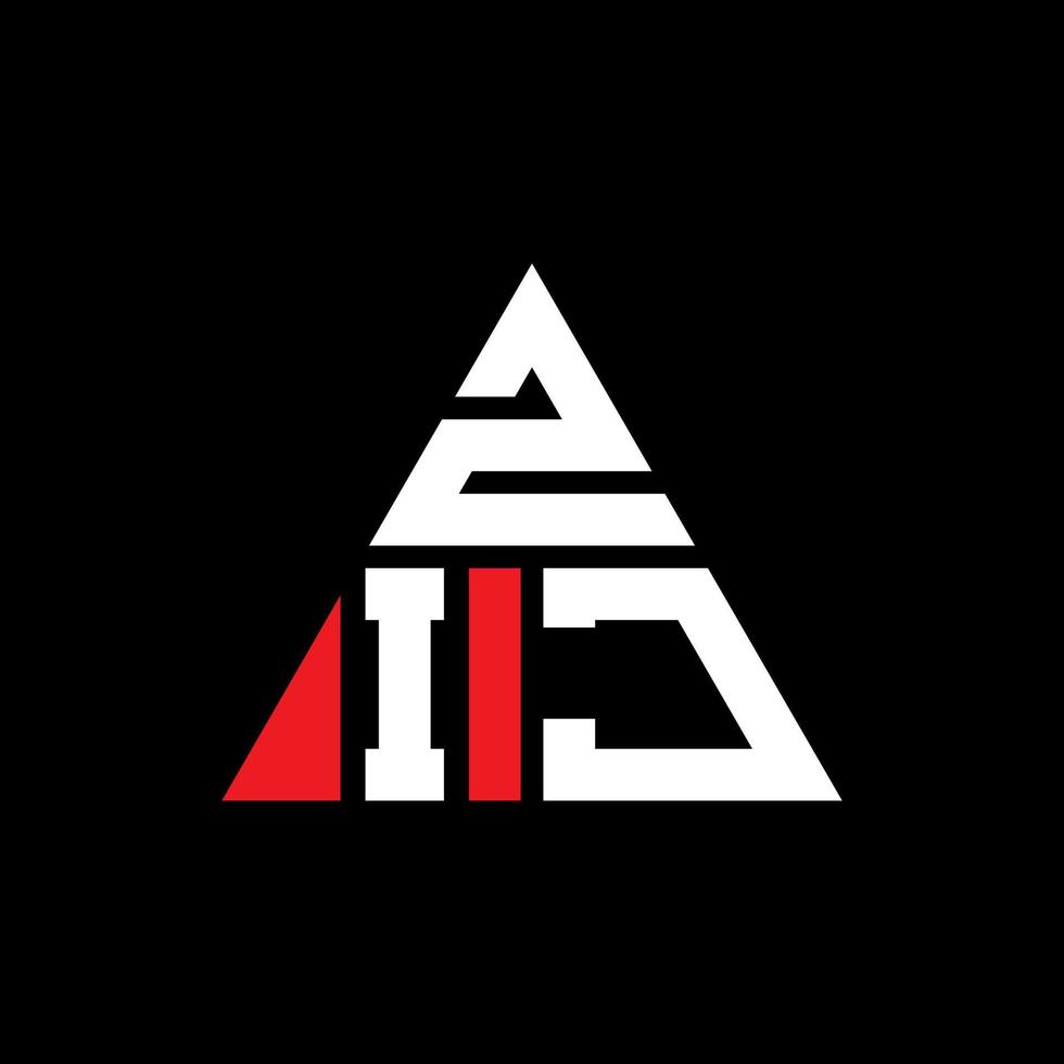 zij driehoek letter logo-ontwerp met driehoekige vorm. zij driehoek logo ontwerp monogram. zij driehoek vector logo sjabloon met rode kleur. zij driehoekig logo eenvoudig, elegant en luxueus logo.