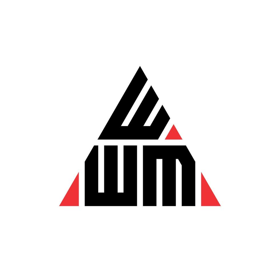 wwl driehoek brief logo ontwerp met driehoekige vorm. wwl driehoek logo ontwerp monogram. wwl driehoek vector logo sjabloon met rode kleur. wwl driehoekig logo eenvoudig, elegant en luxueus logo.