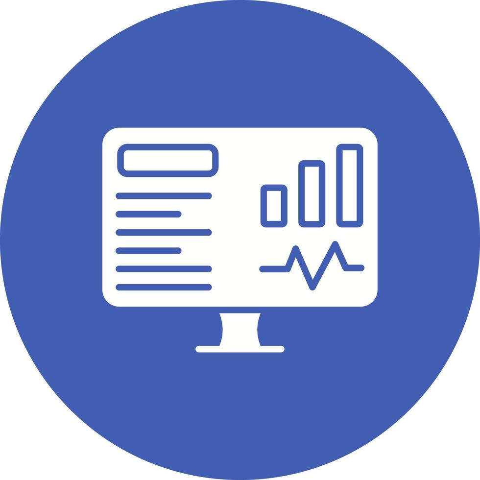 dashboard glyph cirkel achtergrondpictogram vector