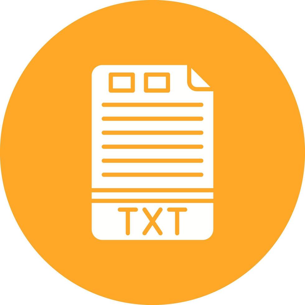 txt glyph cirkel achtergrondpictogram vector