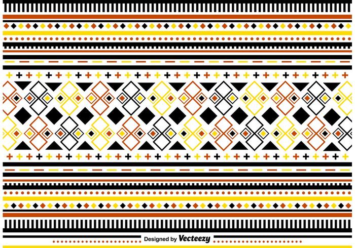Stijlvolle Folk Ornamenten van het Patroon vector