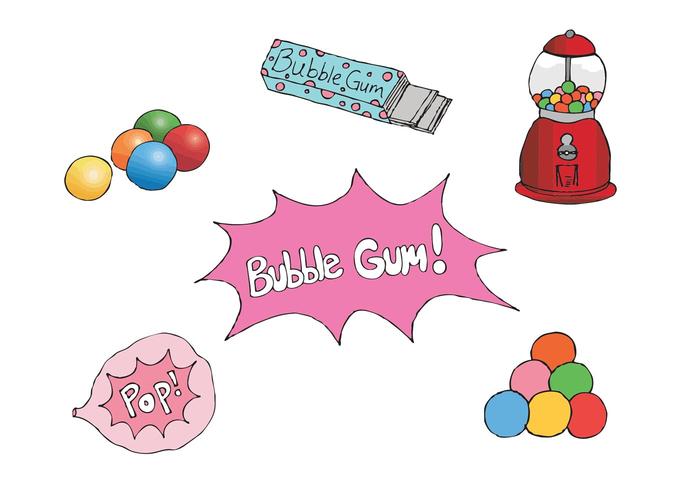 Gratis Bubblegum Vector Series