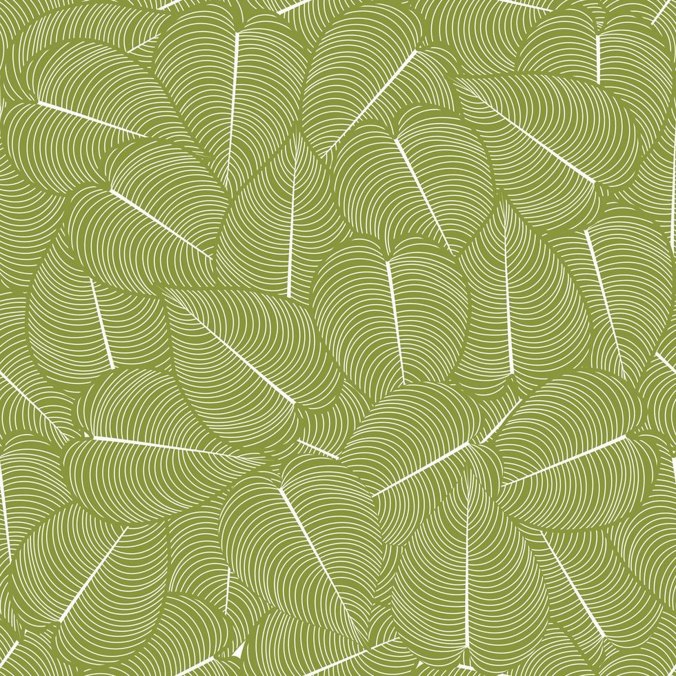 blad behang, luxe natuur verlaat patroon ontwerp, gouden bananenblad lijn kunsten, hand getekende vectorillustratie. vector