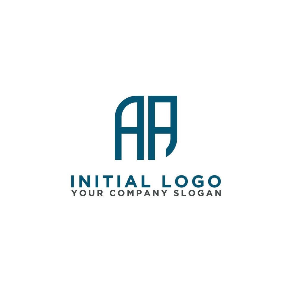 aa letter eerste pictogram logo ontwerp monogram inspiratie. - vector