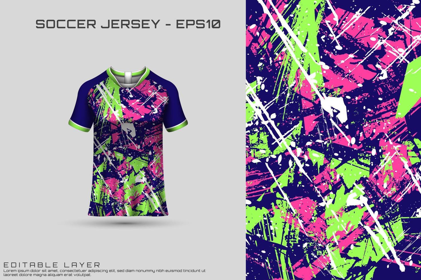 sport jersey ontwerp. sportontwerp voor voetbal, racen, gaming-jersey. vector. vector