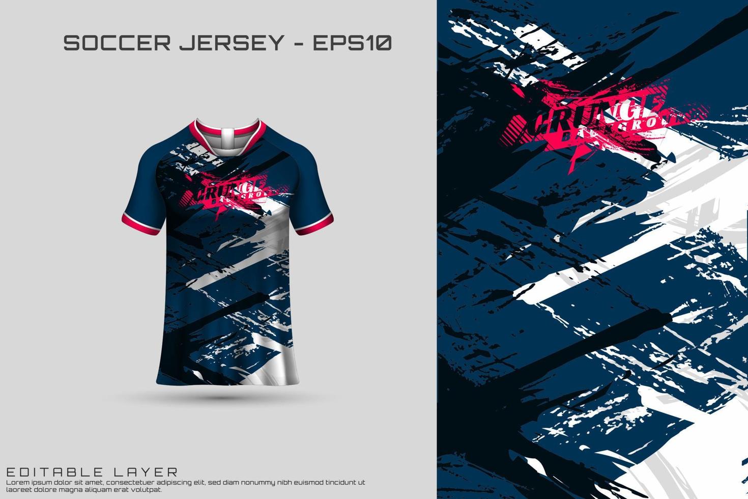 sport jersey ontwerp. sportontwerp voor voetbal, racen, gaming-jersey. vector. vector