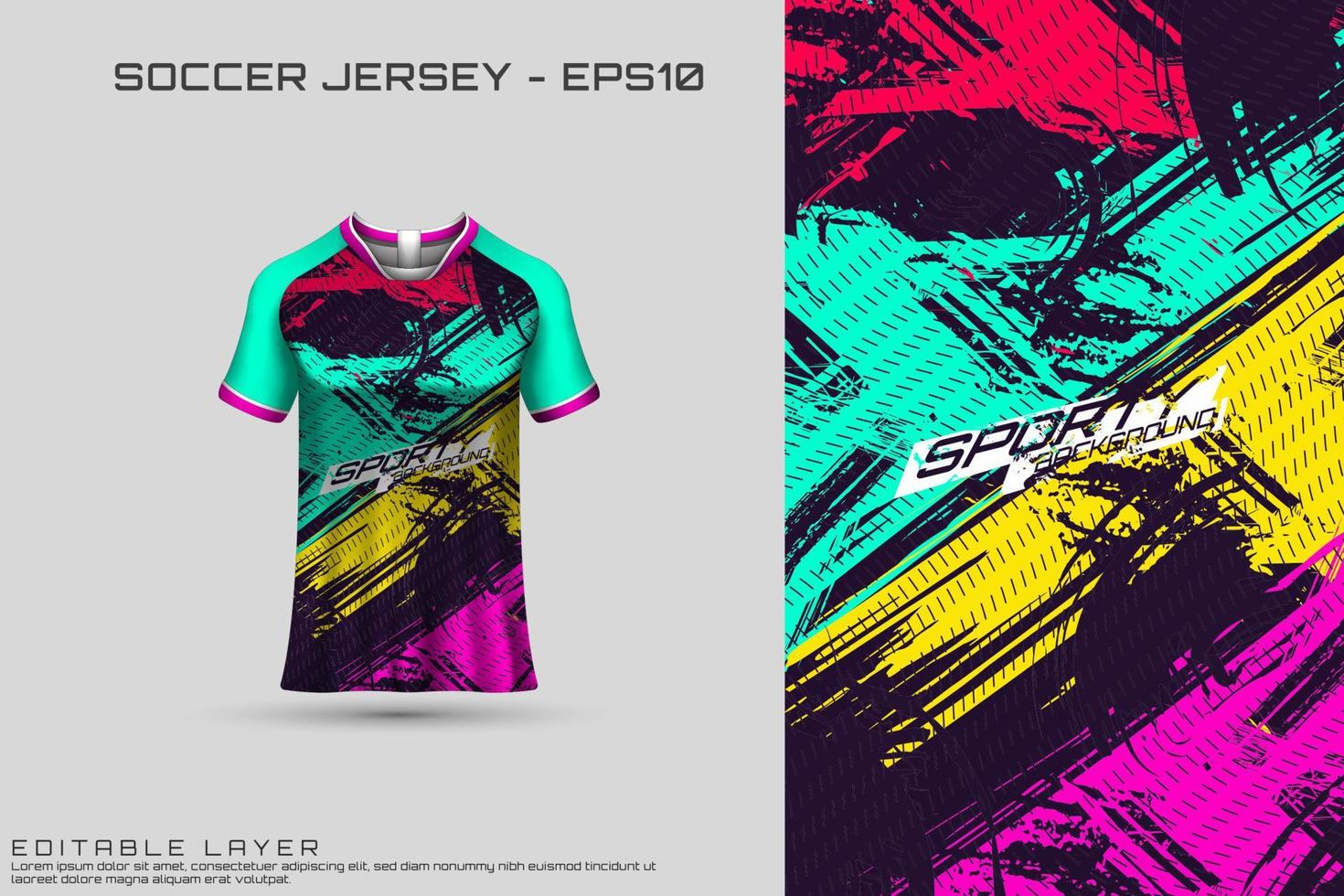 sport jersey ontwerp. sportontwerp voor voetbal, racen, gaming-jersey. vector. vector