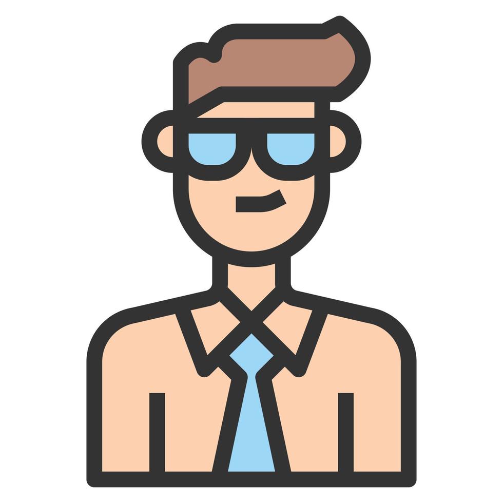 mensen pictogram man vector. vector