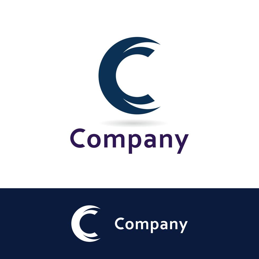 eerste c logo vector sjabloon, abstracte letter c logo handelsmerken, bedrijfslogo, vectorillustratie
